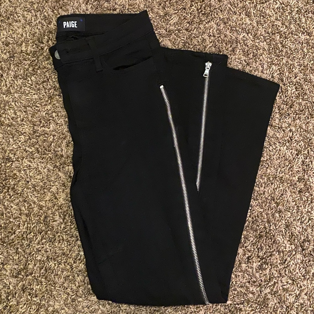 Brand: PAIGE black jeans with zipper